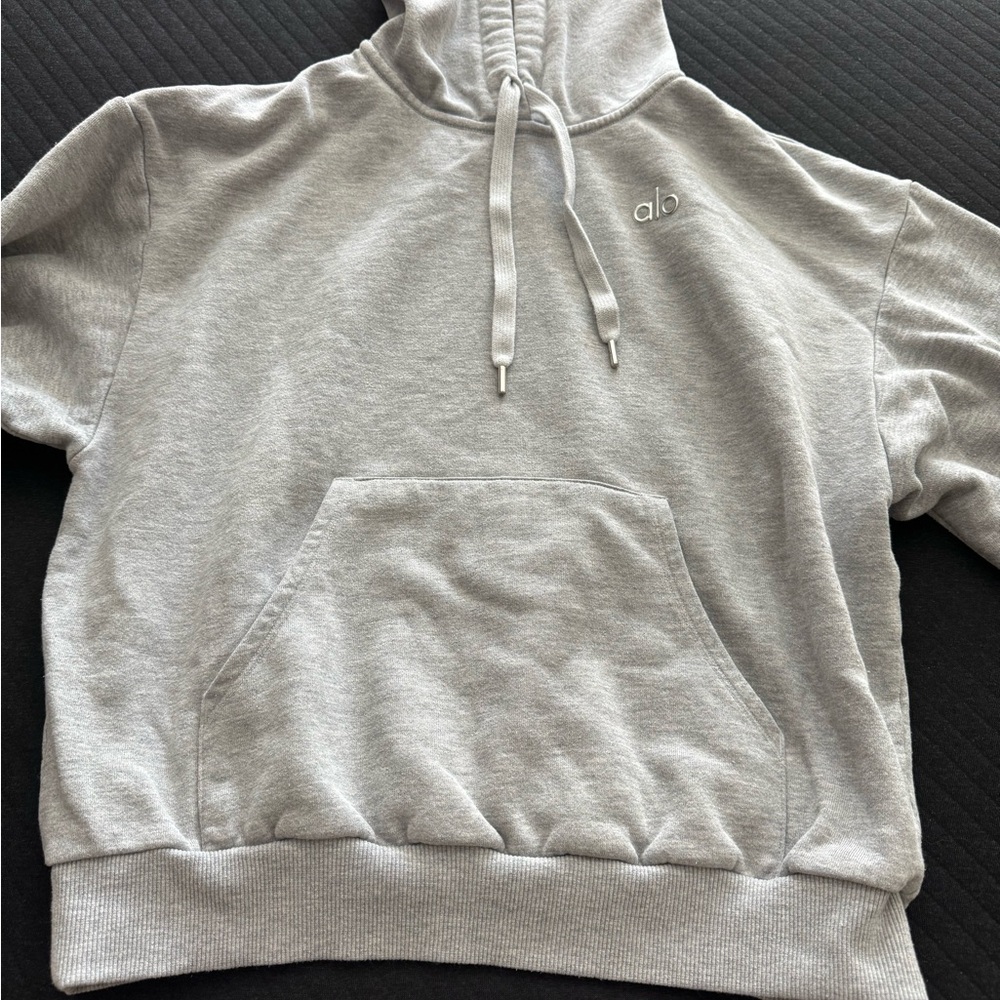 Alo grey hoodie size small